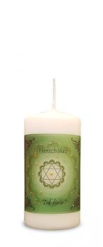 Energiekerze Herzchakra 100/50